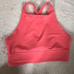 lululemon high neck long line energy sports bra